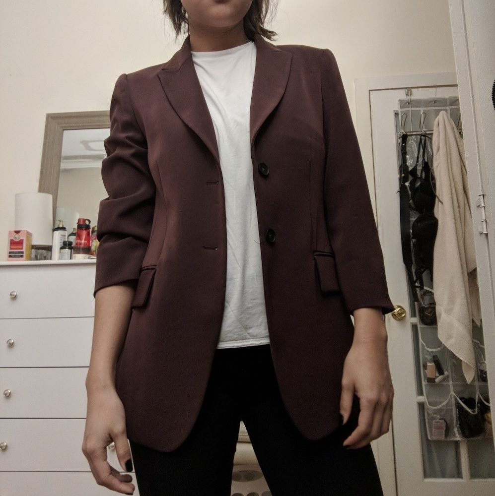 MM.LaFleur- Carson Blazer Raisin - 6